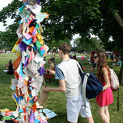 10,000 hearts event Figment, Governor's Island 2013